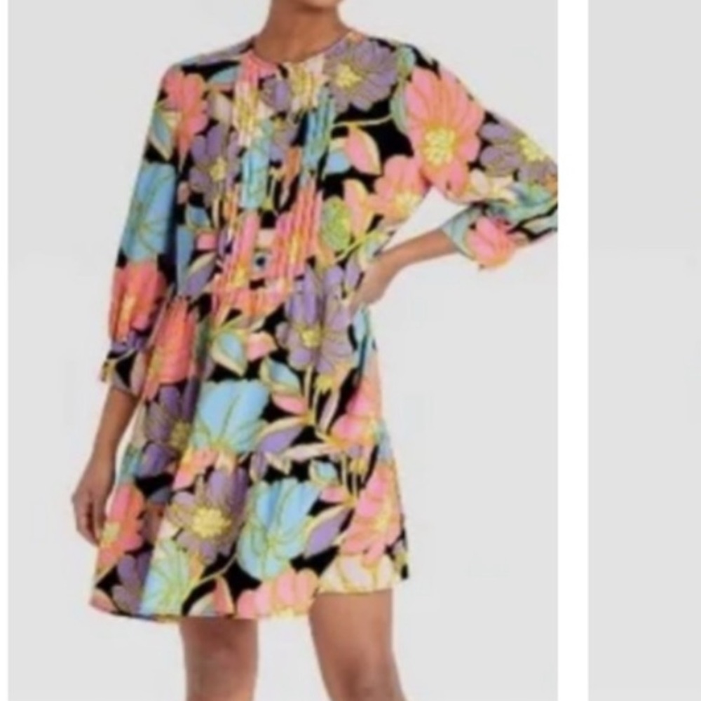 Floral Button-Down Dress
